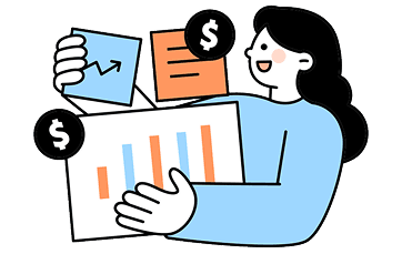 공유판매 장점 일러스트